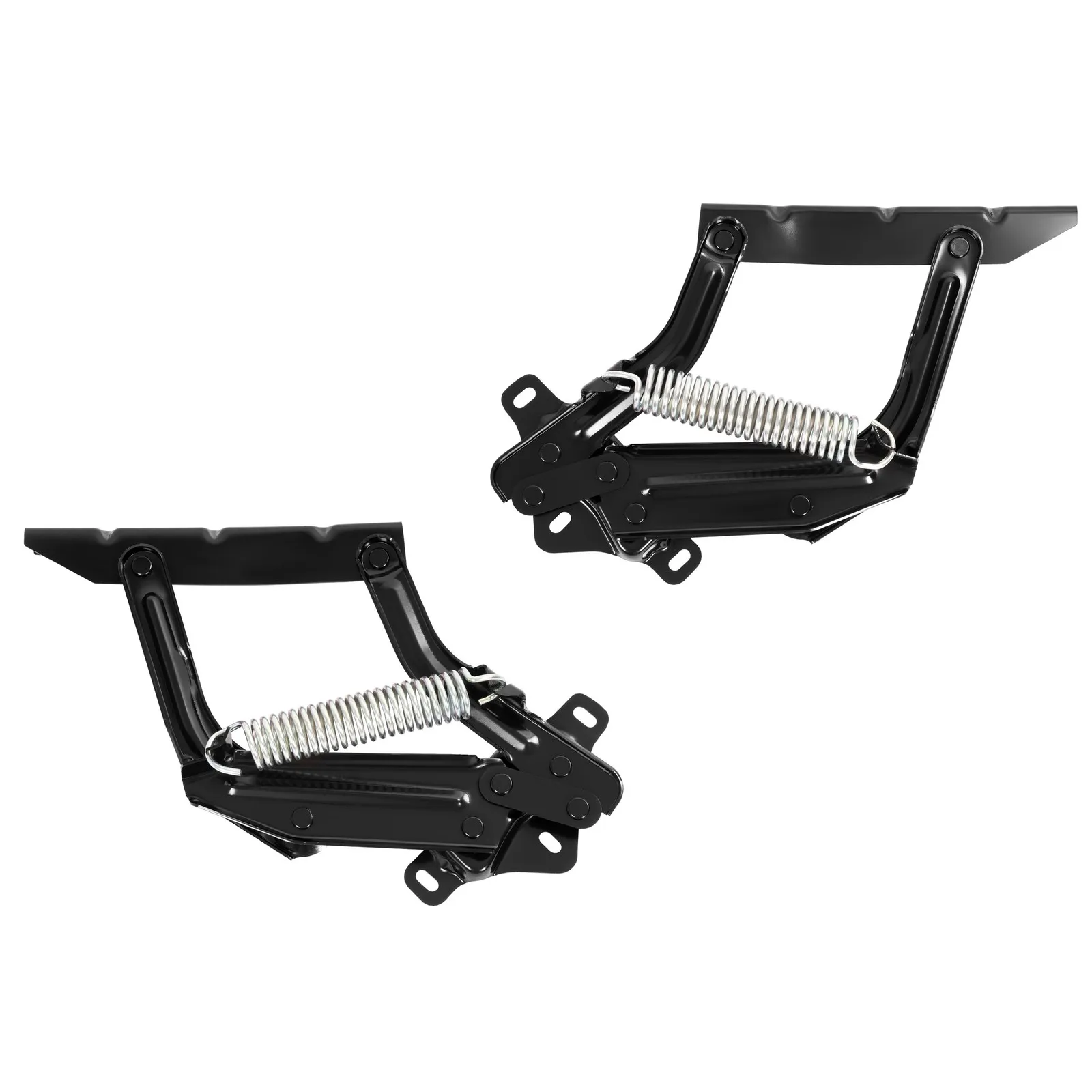 Range hood hinge pair LH + RH for 1973 - 1979 Ford F100 F150 F250 F350 Mustang with spring -
