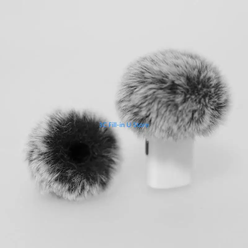 G8ta Mini Wireless Furry Presidreen Copertura per il microfono K10 Lavalier Riduci il vento