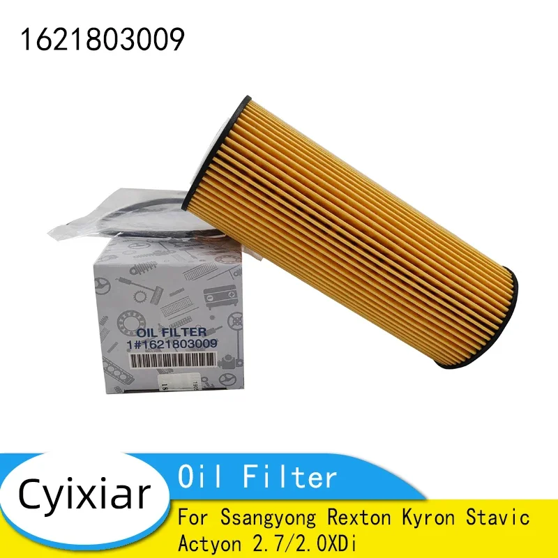 Brand New Genuine Oil Filter 1621803009 For Ssangyong Rexton Kyron Stavic Actyon 2.7/2.0XDi A1621803009