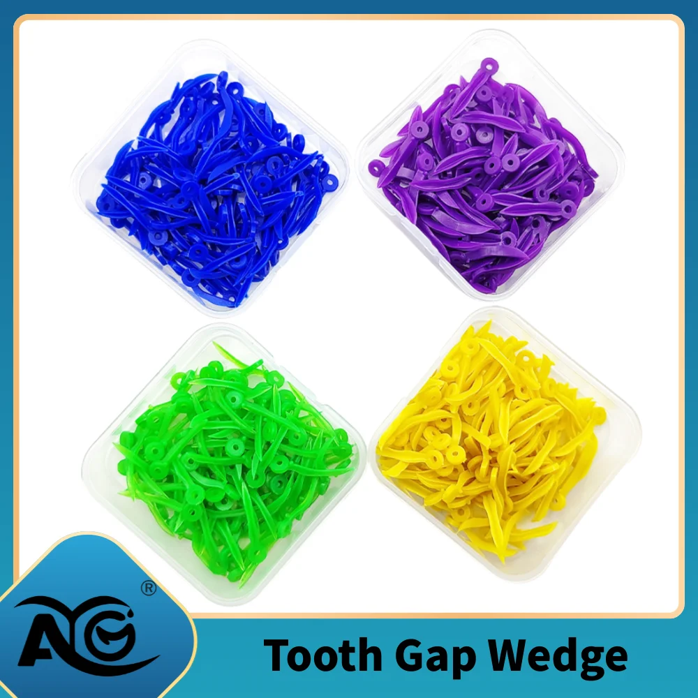 

AG 10Box Стоматологические клинья Зубной клин с отверстиями Размер Большой Средний Очень маленький Стоматологический одноразовый продукт Инструмент для клиники