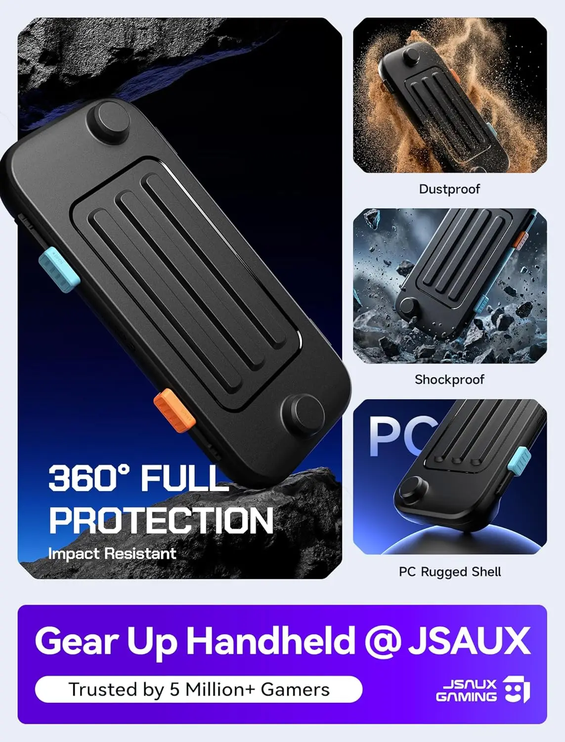 

Super Hard Carrying Case for Nintendo Switch 2(2025), All-In-One Portable Fully Protective Hard Travel Case for Switch 2- PC0126