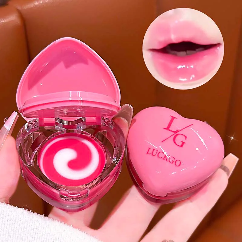 قناع الشفاه المزدوج اللون من Luckgo Heart: يخلق شفاه بلون وردي، ويوفر ترطيبًا، ويمتلك بتأثيرات تحسين الشفاه والتجاعيد. يجب اقتناؤه لموسم الشتاء بلمسة بناتي، وهو أيضًا كهدية صغيرة للعطلات. #6