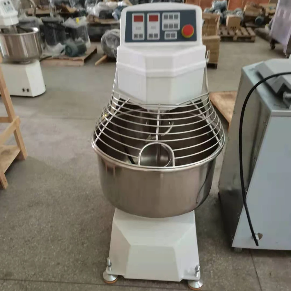 Customizable 60L 100L Spiral Mixer Heavy Duty Flour Kneader Dual Speed Commercial Bakery Equipment 380V
