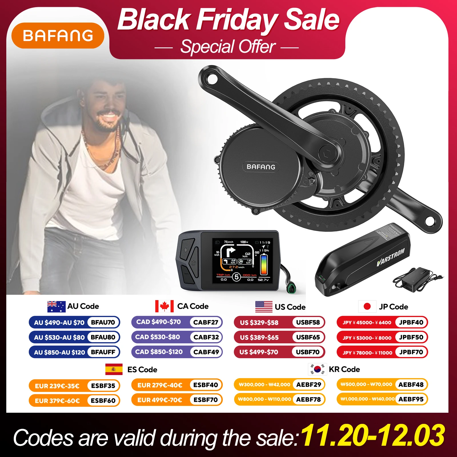 

Bafang BBS02B 36V 500W Mid Drive Motor Bike Electric Bicycle Conversion Kits 8fun M315 Fit for BB Size 68mm-73mm Central Engine