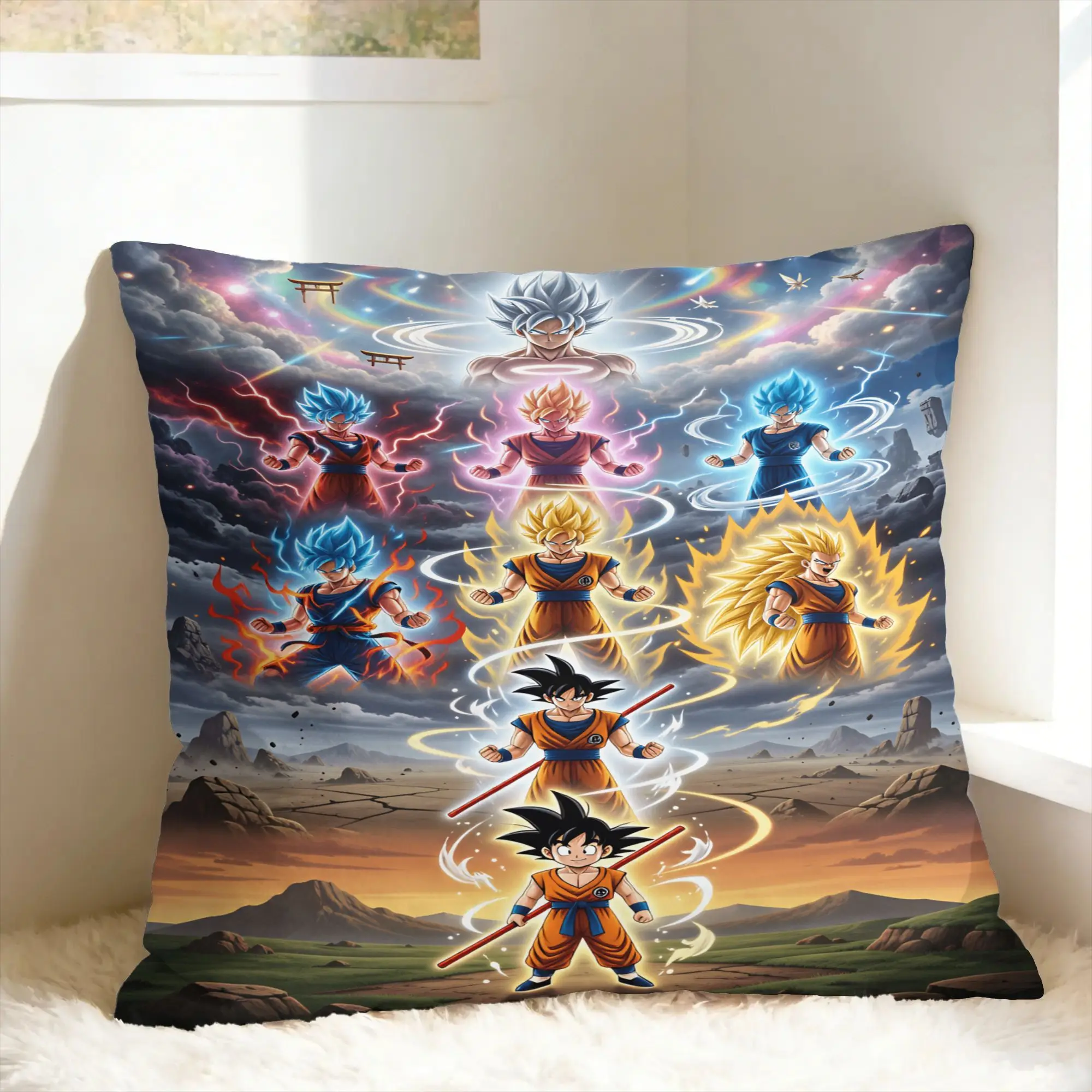 Pillow Cover D-Dragon Anime  Cute Funny Pillow Case For Chair Sofa Home Decor Pillowcases