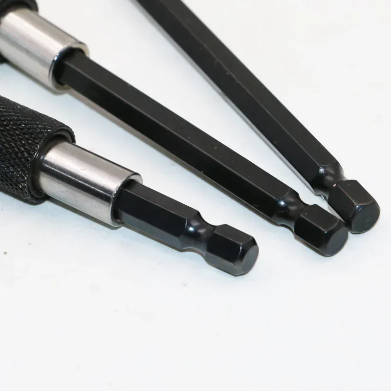 Imagem -04 - Adaptador de Haste Hexagonal de Suporte Magnético de Liberação Rápida Broca Elétrica Chave de Fenda Suporte de Extensão Barra Conjunto de Ferramentas Elétricas Soquete