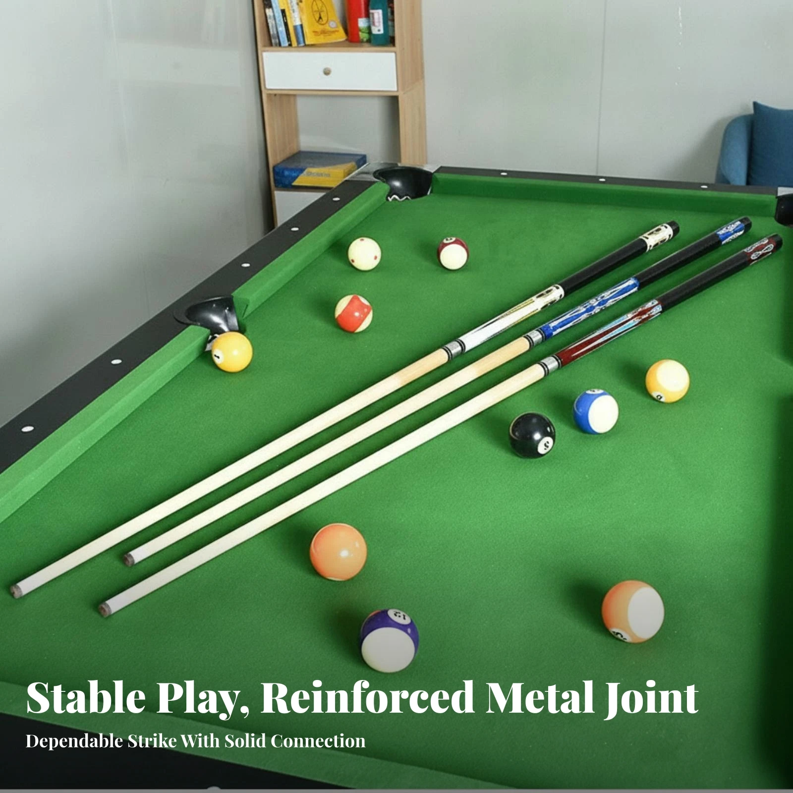 ツーピースプールキュー 12.5mmチップ 中国式エイトボー - Sports Equipment Game のレビューと価格