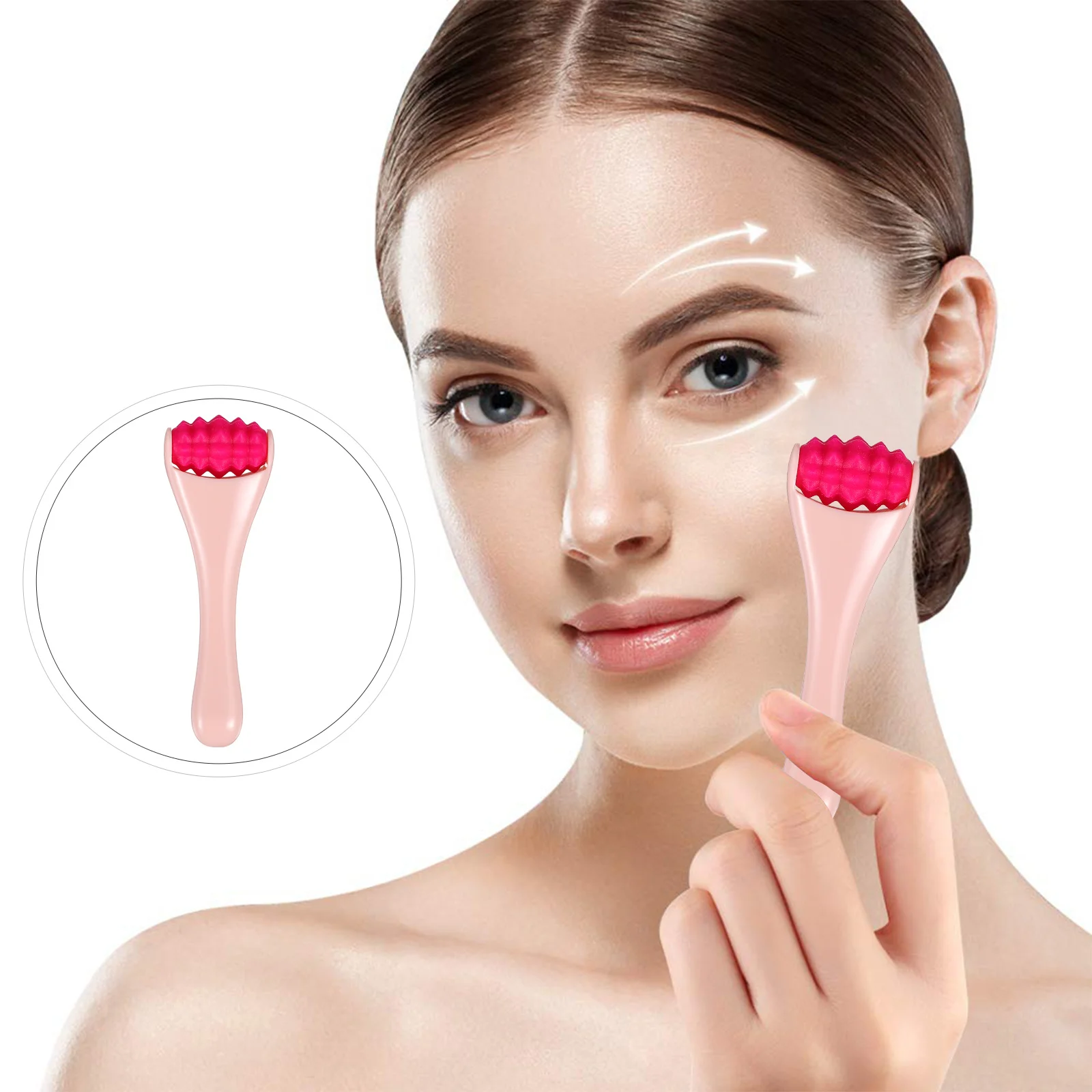 1pc Eye Cream Roller Ball Massager For Face Skin Lifting Portable Beauty Device Facial Massage Tool For All Skin Types