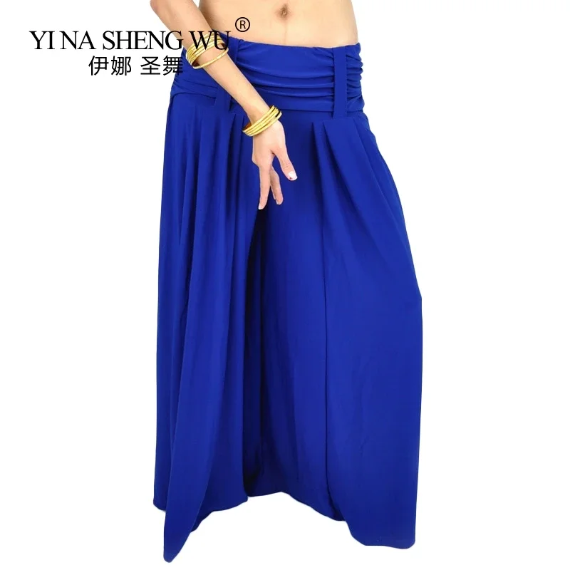 1 قطعة ممارسة الرقص الشرقي السراويل الجديدة كريستال القطن أزياء النساء أزياء الرقص الشرقي السراويل أداء الرقص القبلي 9 ألوان #2