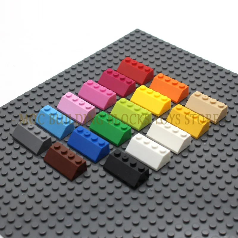 MOC Parts 3037 Slope 45 2x4 Building Brick Blocks classici Design architettonico fai da te educativo compatibile con accessori giocattoli