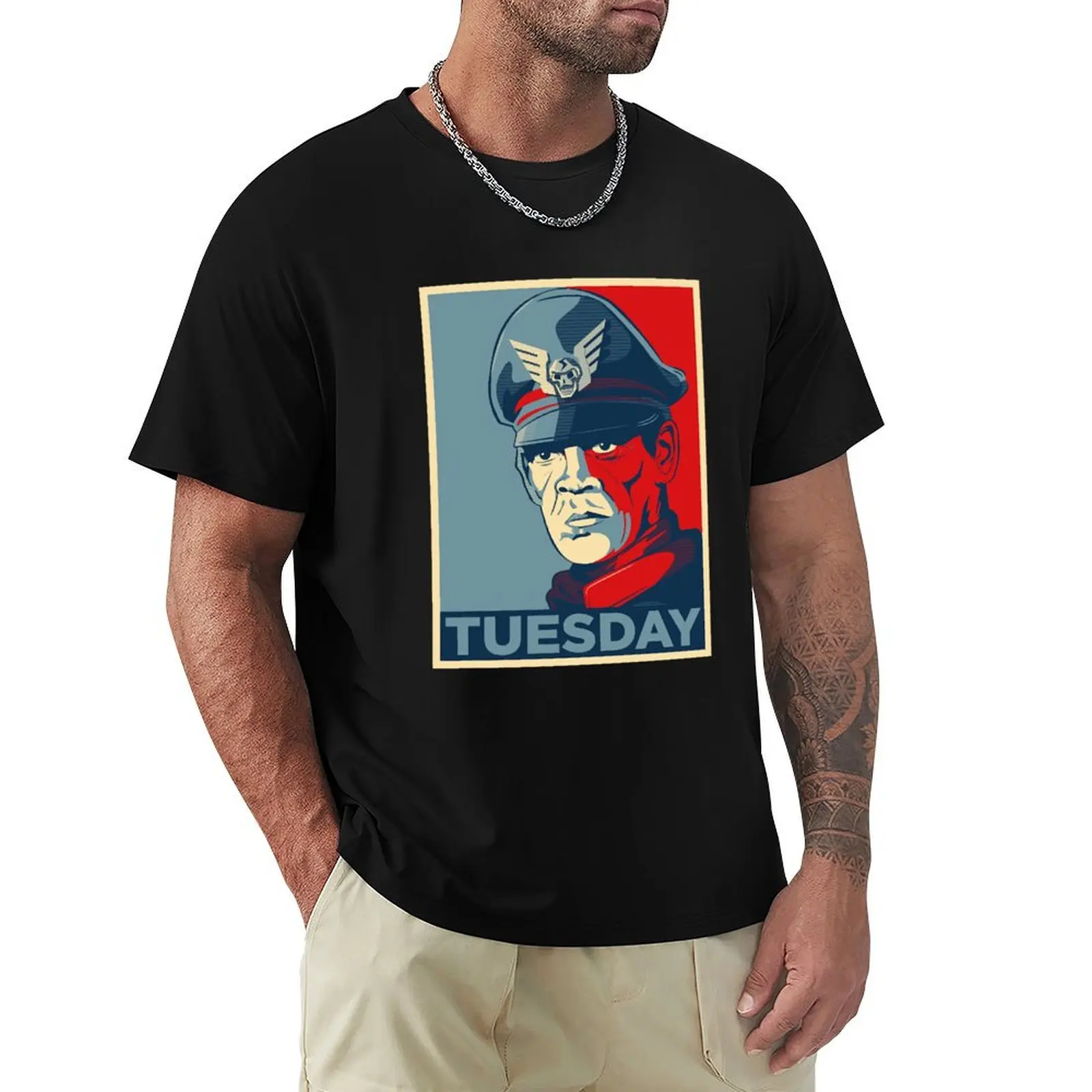 M Bison Tuesday T-Shirt printed t shirts for man T-Shirt
