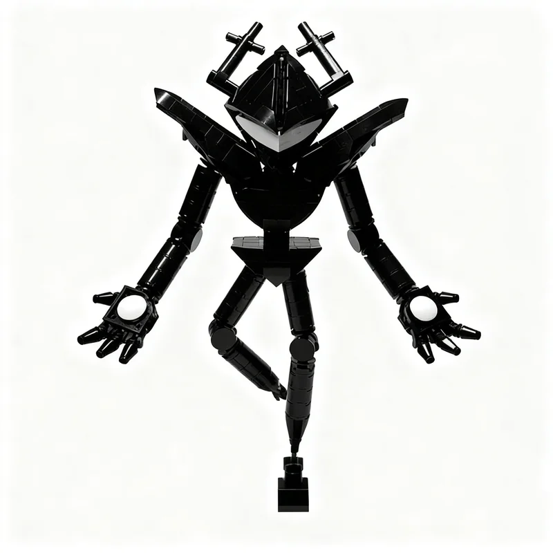 471 elementów MOC Krzykliwy Rycerz Deltarune Gry Model Klocki Konstrukcyjne Architektura Zabawka Cegła Pomysł na Prezent Świąteczny Urodzinowy