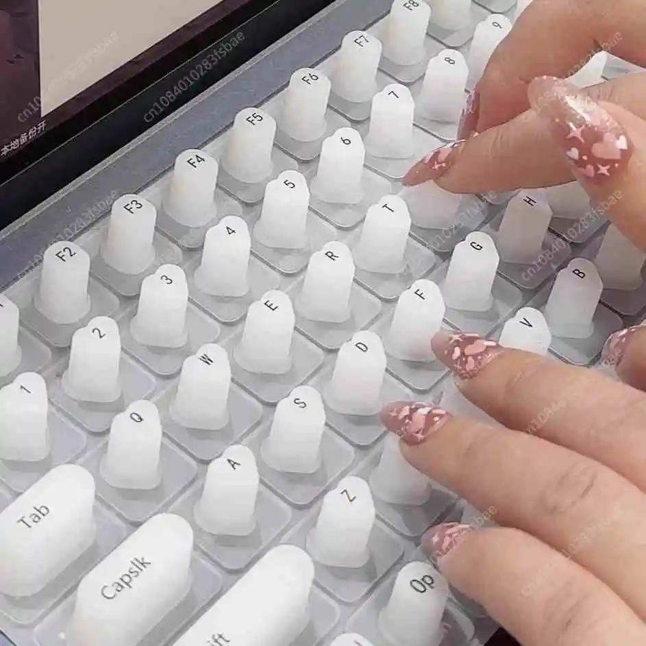 Nail Art, Keyboard Film, Typing Aid Artifact, Buttons Are Convenient To Work, Protect Long Nails, and Heighten MacBook.