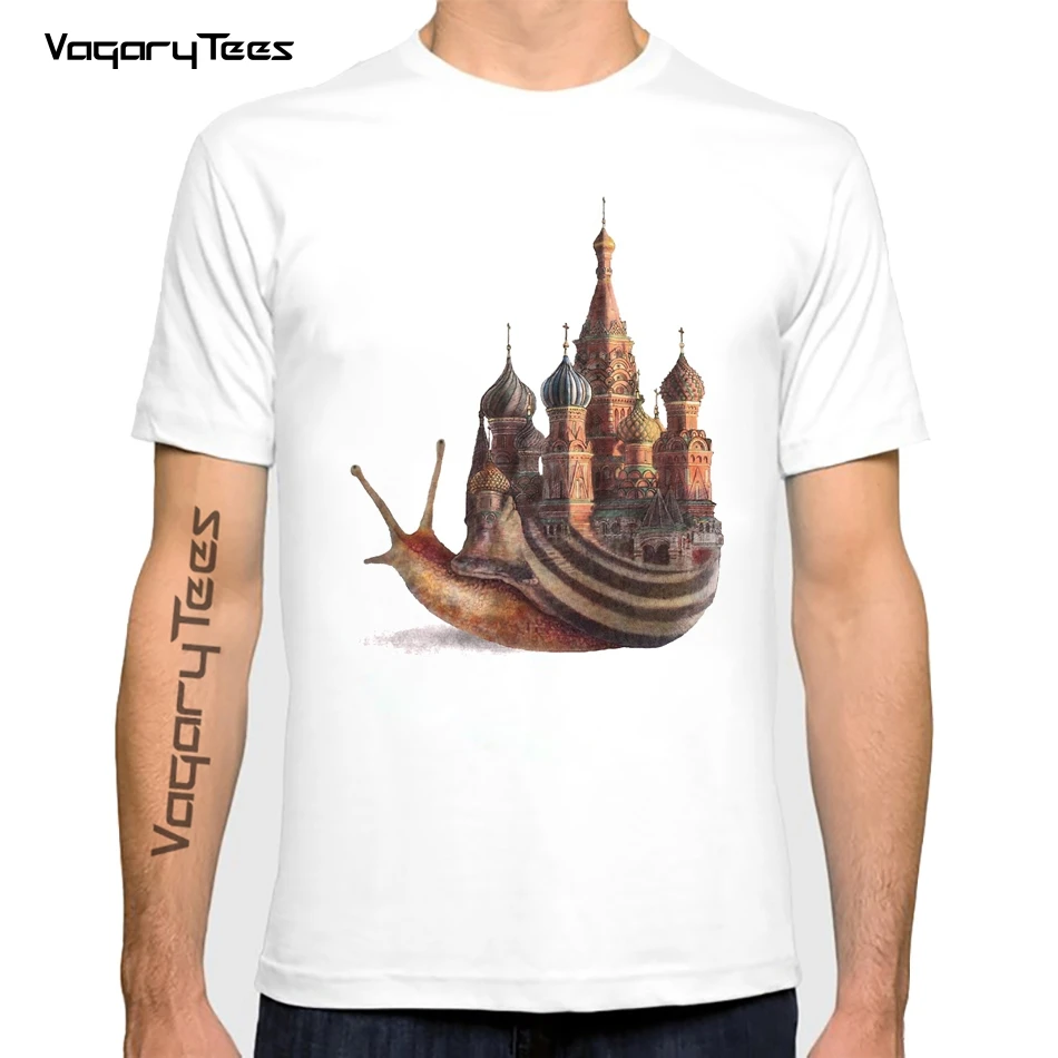 Vagarytees 2021 The Snails Daydream Premium Print T-Shirt Men Funny T-Shirt Casual Short Sleeve Tees  Clothes