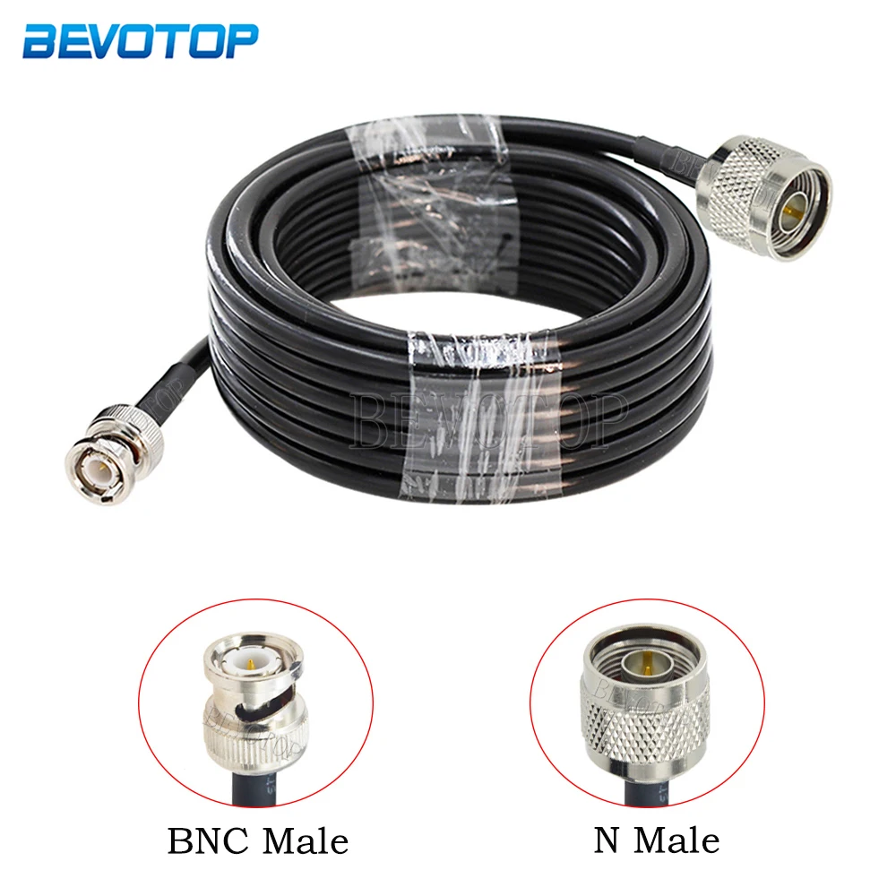 

RG-58 BNC Male Plug to L16 N Male/Female Connector 50-3 RG58 50 Ohm RF Coaxial Cable Coax Extension Jumper Pigtail Cord 15CM-20M