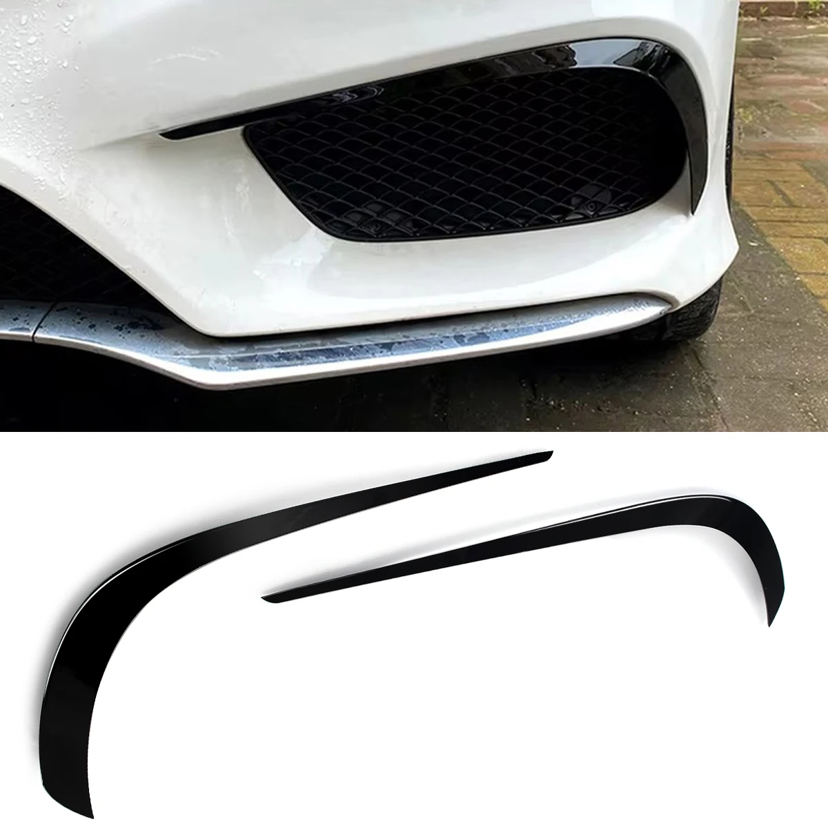 

For Mercedes-Benz E-Class W212 Fog Light Eyebrow Trim E250 E300 E350 E400 E550 2014-2017 Fog Light Cover Trims Decoration Strip