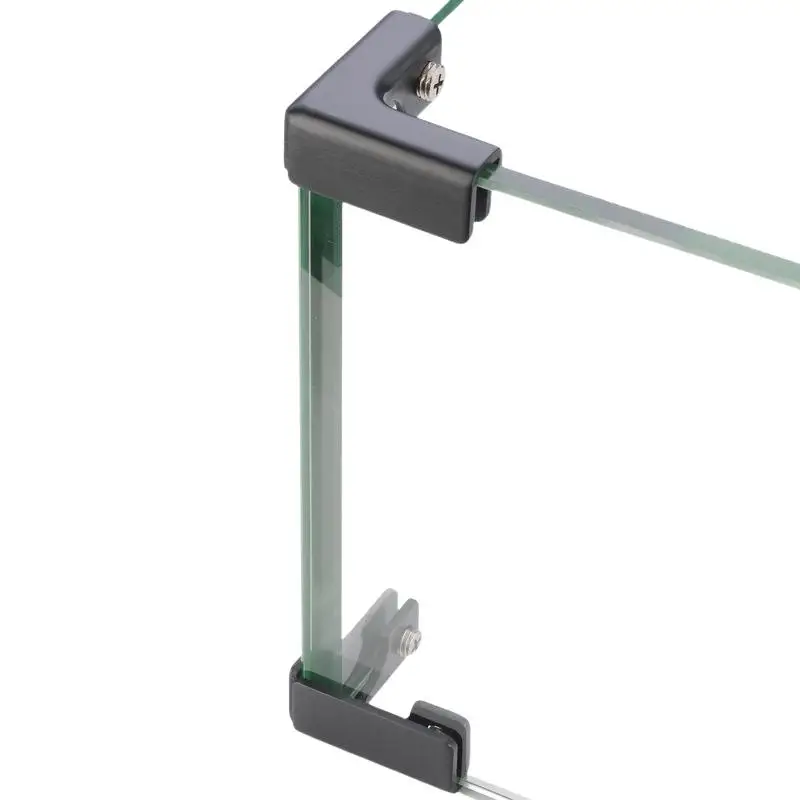 1 Stück Neuer Aluminiumlegierungs-Winkel-Code T-Form Verstärkter L-Typ Hardware Glasclip Fliesen-Befestigungsclip – Detail 5