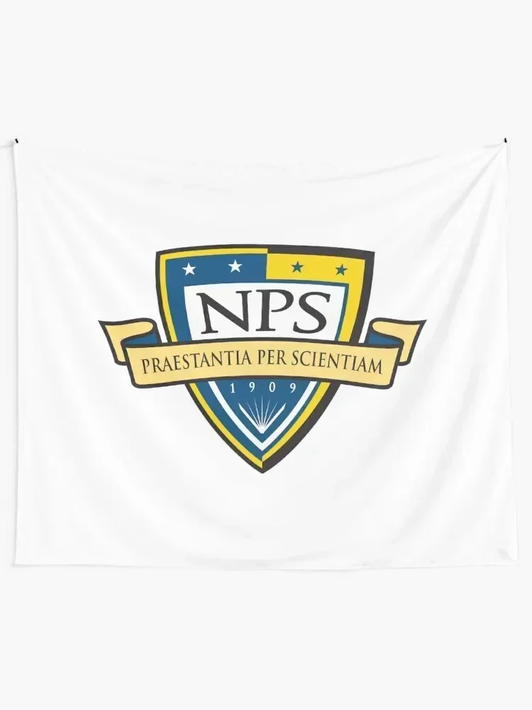 Naval Postgraduate School Logo Tapestry Aesthetics For Room Aesthetic Room Decor Korean Tapestry