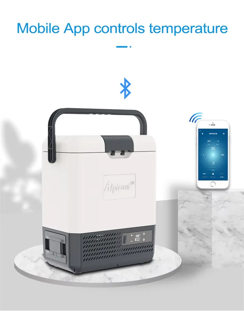 ミニ車の冷蔵庫 12 V/24 V ポータブル冷蔵庫 110 V/220 V 冷凍庫クーラーキャンプ冷蔵庫車の家庭用車両トラック 8L