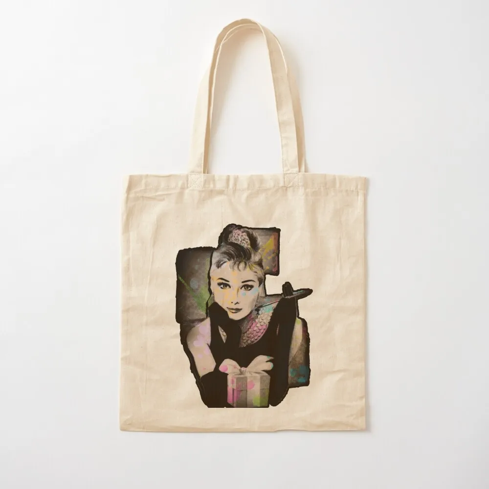 

Audrey Hepburn Tote Bag Lady bag tote bag canvas Women's bags Canvas for women Canvas Tote