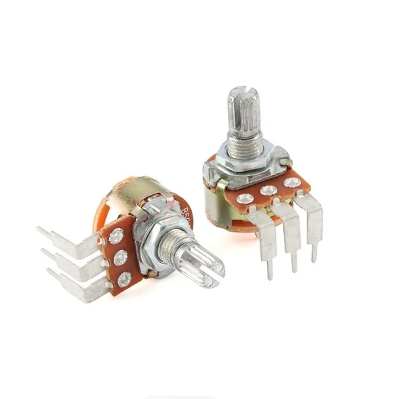 5pcs WH148 3pin With switch 15MM Bend foot 5K 10K 50K 100K 500K B5K B10K B100K B500K Potentiomete