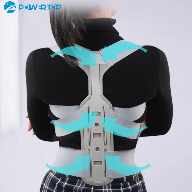 Invisible Chest Posture Corrector Scoliosis Back Brace Spine Belt Shoulder  Therapy Support Poor Posture Correction Belt