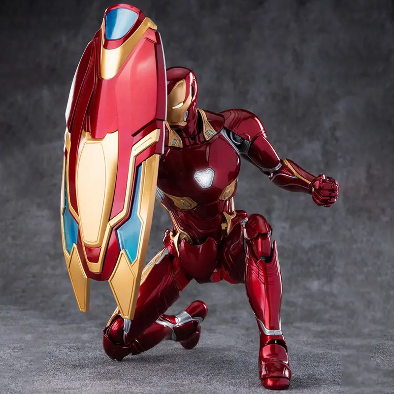 Morstorm E-model Iron Man MK50 Deluxe Edition Action Figure 1/9 Scale Assembly Model Doll Set Figurine Gift Toys for Children