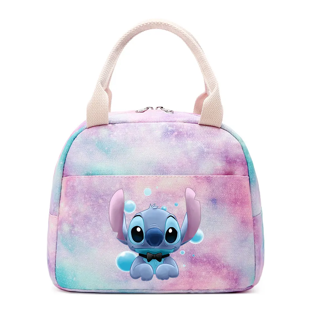 

New Stitch Boys Girls Kids Lunch Box Handbag Satchel Lunch Tote Lunch Bags Insulated Outdoor Picnic Storage Boxes for Women