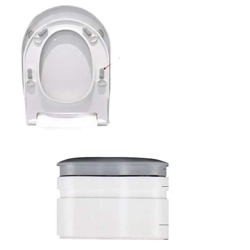 4PCS Self Adhesive Toilet Seat Protector Pads Non Slip Comfortable Cushion for Elderly Pregnant Women Daily Use