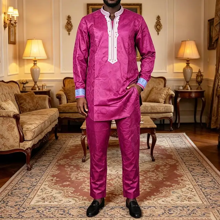 abbigliamento-africano-taglie-forti-per-uomo-set-2-pezzi-con-ricamo-bazin-maglia-e-pantaloni