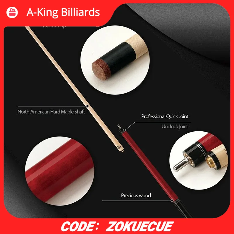 

Crical Billiards Punch Cue 138cm 13.5mm Tip Hard Tecnologia Maple Shaft Jump Stick with Gifts Technology Professional Cue