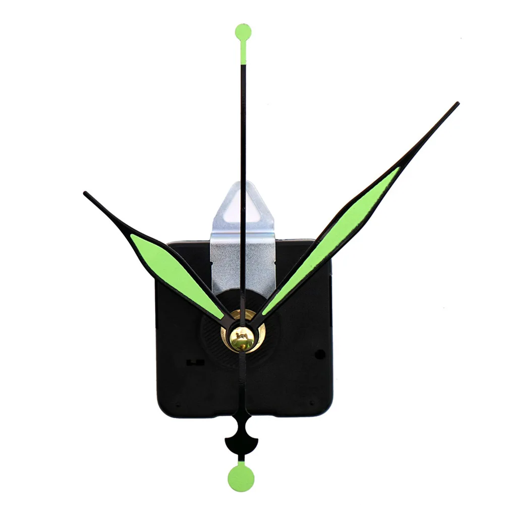 DIY Quartz Clock Movement Mechanism Luminous Hands Set For Wall Clock Repair Tool Replacement Parts 18.5mm Shaft