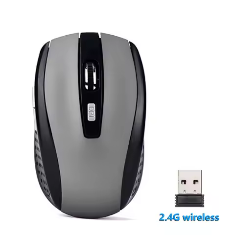 Wireless Mouse Silent Mouse 2.4G Portable Mobile Optical Office Mouse Adjustable Three DPI Levels For Notebook PC Laptop MacBook