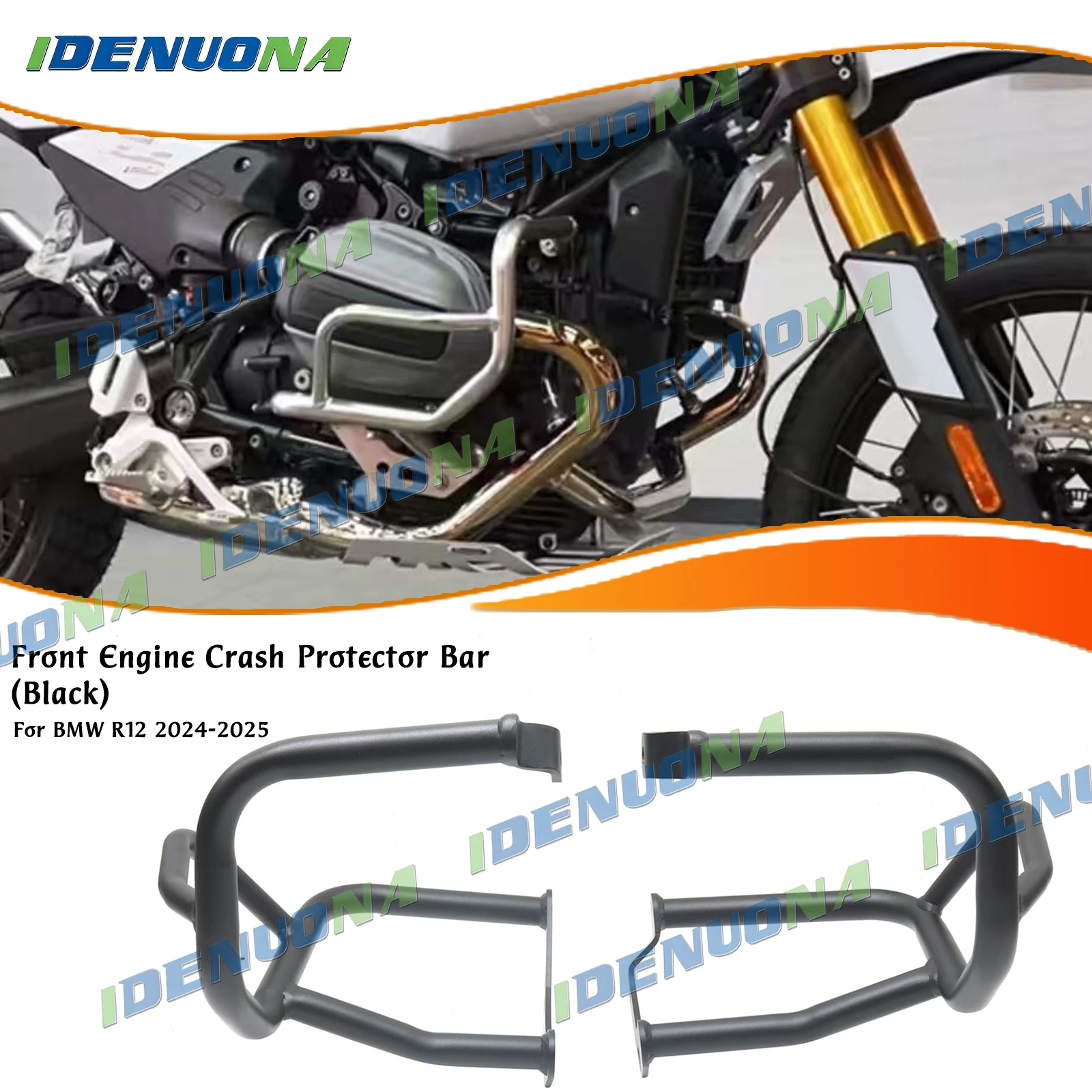 

For BMW R12 2024-2025 Motorcycle Engine Guard Crash Bar Bumper Protector