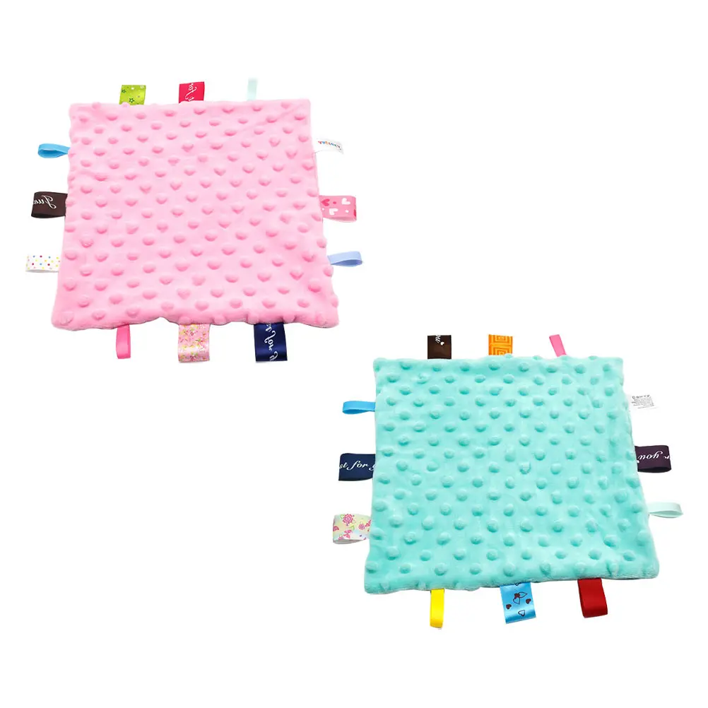 2pcs Soothing Towel for Baby Newborn Super Soft Reusable Handkerchief Lightweight Portable Appeasing Towel Gift Infant Toy