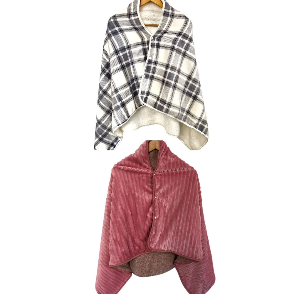 

2025 New USB Heated Shawl Blanket 3 Heat Settings Wearable Heating Blanket Electric Warming Wrap for Women Men Home Office Use ﻿