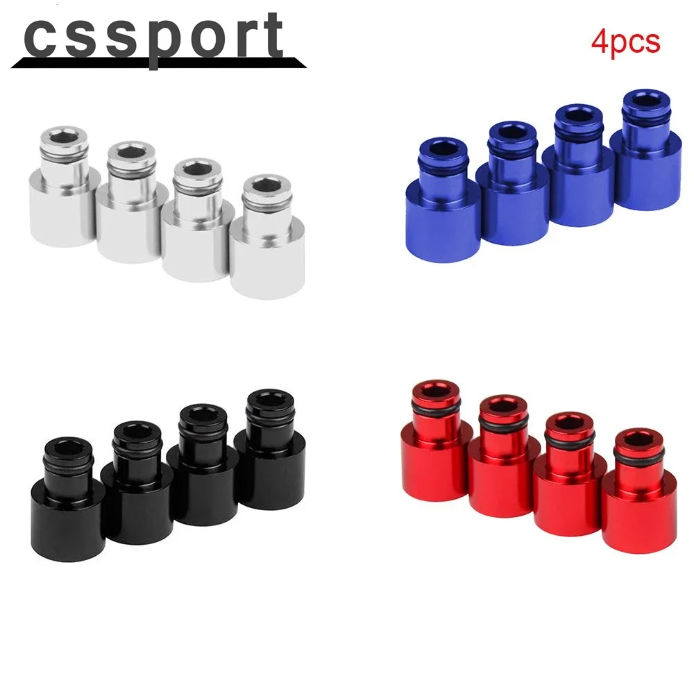 4pcs Racing Fuel Injector Top Hats Adapters for Honda Civic and Acura RDX Injectors to B16 B18 D16Z D16Y Engines FP-1047