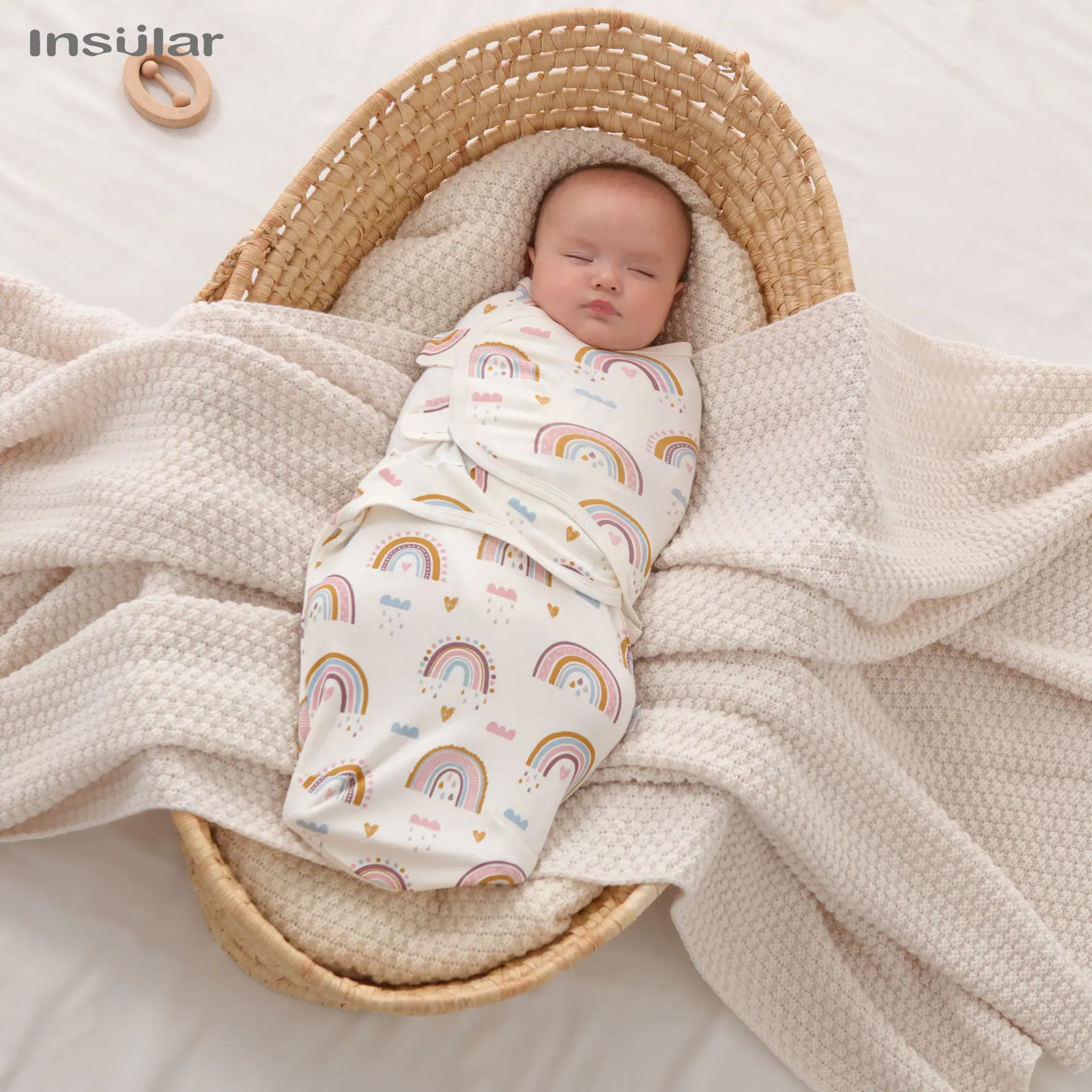 INSULAR Muslin Baby Blankets Swaddles Newborn Soft Swaddle Wrap Cotton Baby Bedding Accessories Bath Towel Swaddles