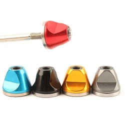 Anti-slip Bicycle Hub Nut for Quick Release Axle M5 Wheel Nuts Bolt Screw Cap Protection Hub Aluminum Alloy Mountain Bike Parts
