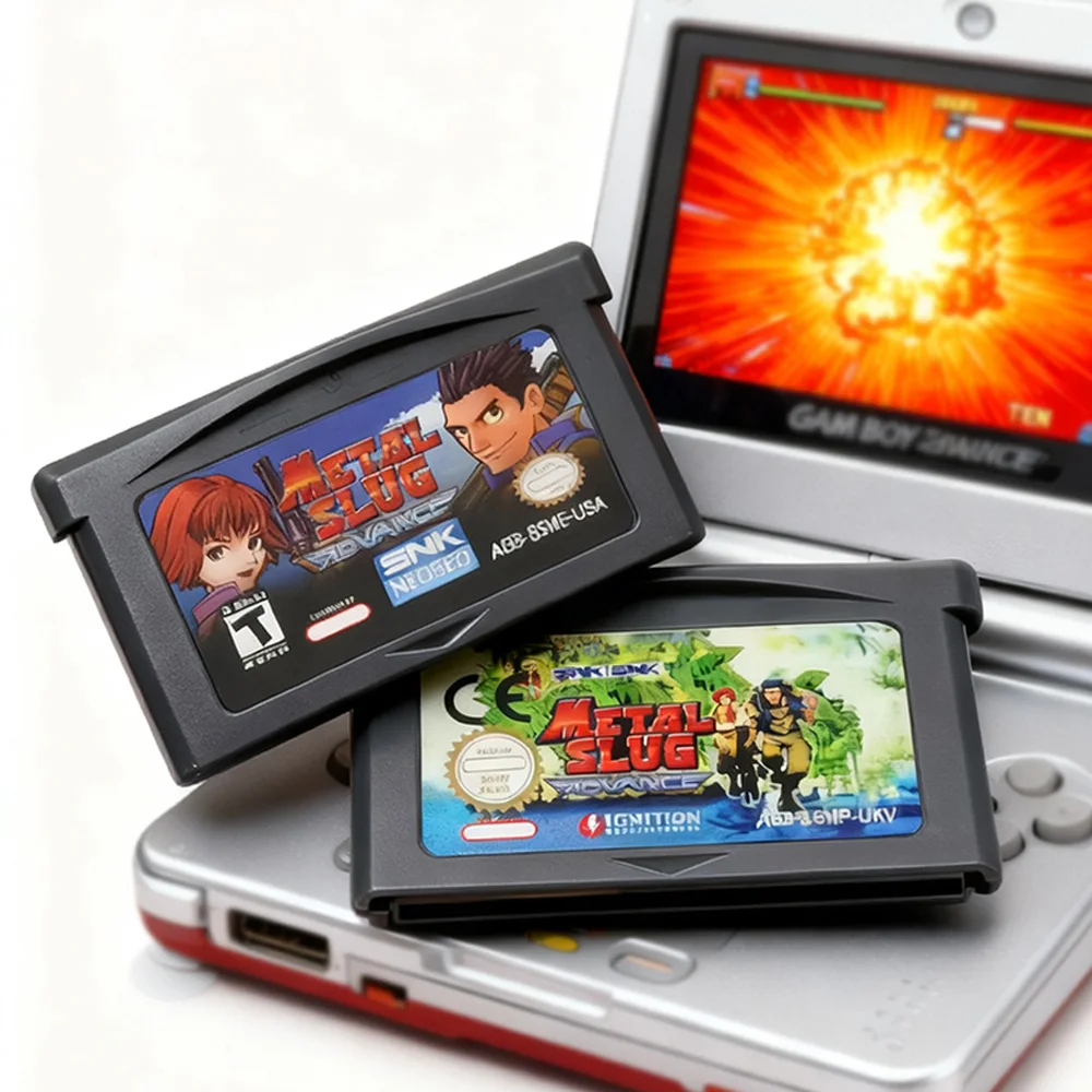 

Металлический слиз, 32-битный картридж для видеоигр, карта игровой консоли для GBA, серия игр для стрельбы, металлический слиз, продвижение, язык США/EUR