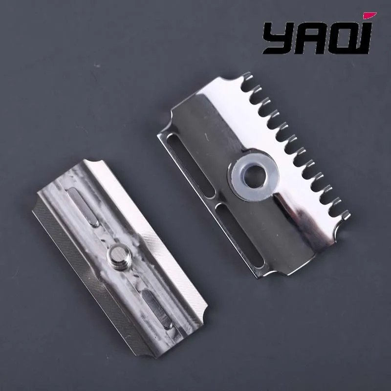 Yaqi Vostok 90DC 316 Полированная безопасная бритвенная головка с двойной расческой из нержавеющей стали и зазором 0,9 мм