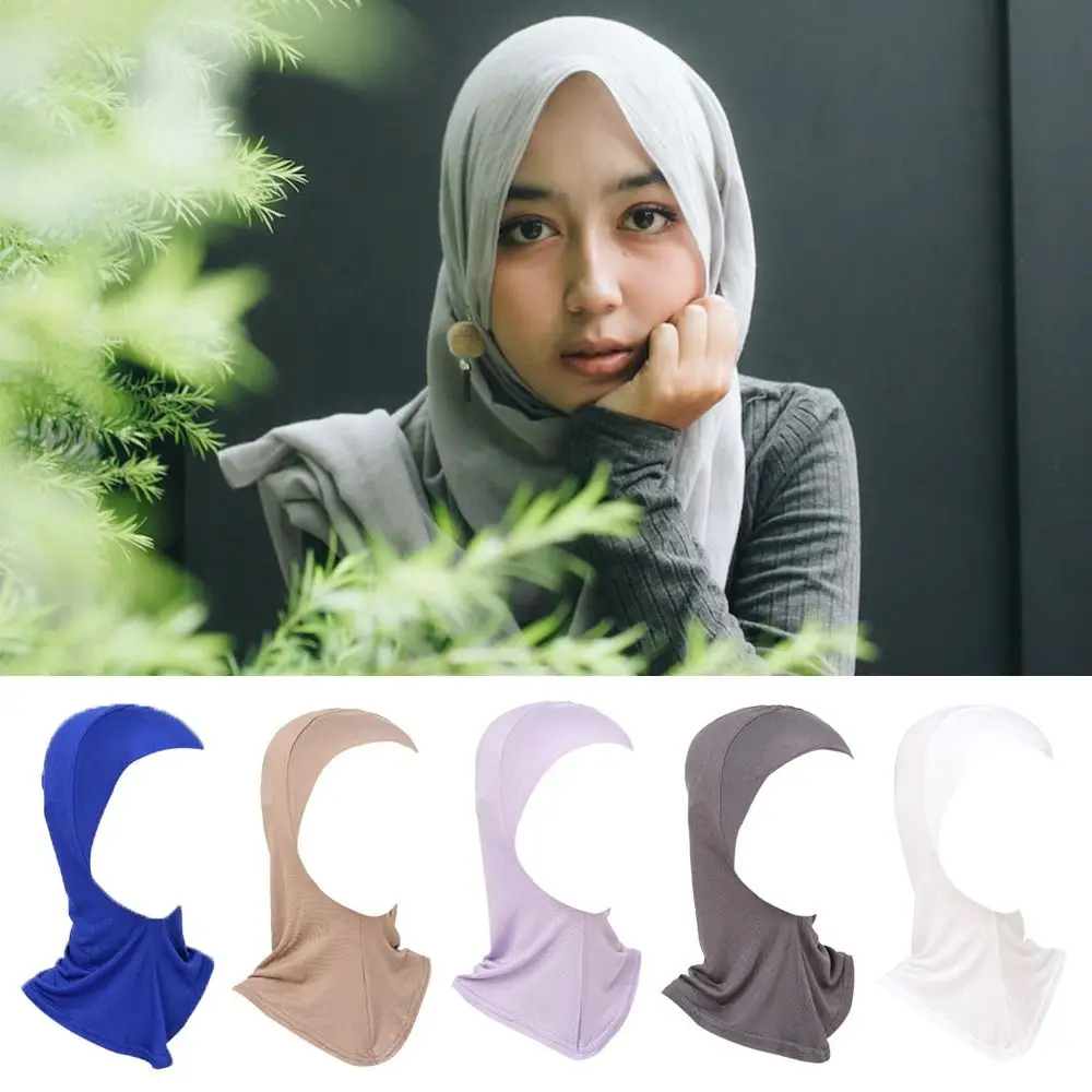 

Elastic Shawl Wrap Neck Head Islamic Cap Headscarf Hijab Hat Muslim Turban