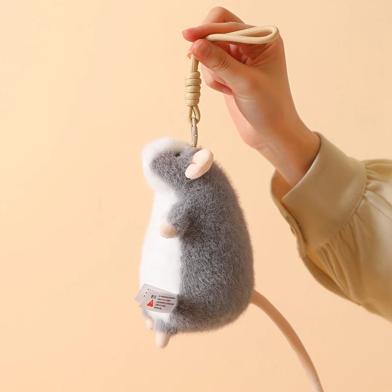 15/21CM Niedliche Fancy-Ratten-Plüschtiere Weiche Stofftier-Puppe Plüsch-Maus-Anhänger Schlüsselanhänger Lustige Geschenke – Detail 15