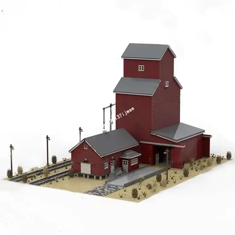 

New 8359Pcs Farm Hot Selling Street View Moc Modular Grain Co-Op Model Custom Puzzle Diy Creative Ideas Kid Toy Birthday Gift