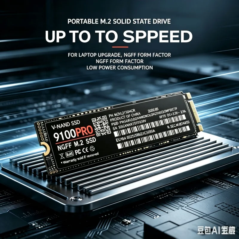 9100PRO M.2 2280 Internal SSD Portable NGFF Solid State Drive 500GB/1TB/2TB/4TB Fast Data Transfer for Laptops