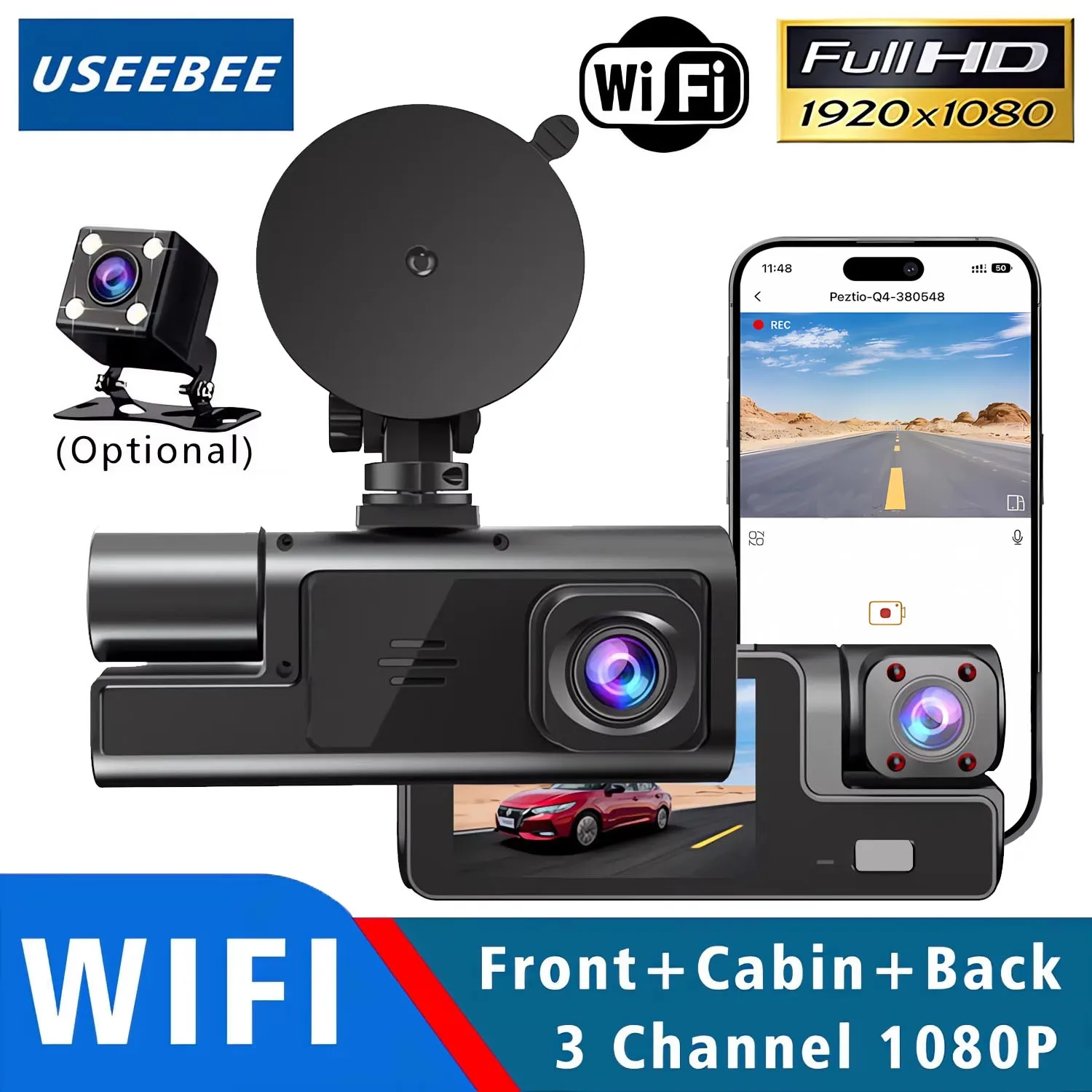 Wifi 3 Camera Dash …