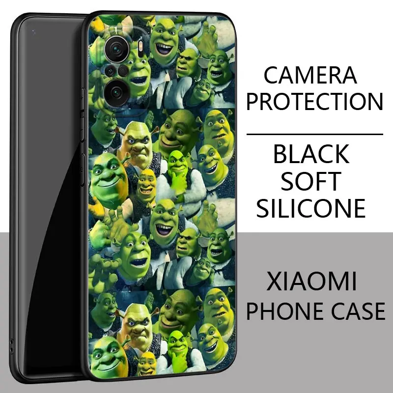 Cartoon Shrek Art Funny Movie Poco F6 Pro Funda For Xiaomi Poco X3 NFC X6 X4 X5 5G M4 M5 M6 F3 F4 F5 14 13T Pro Phone Case Cover