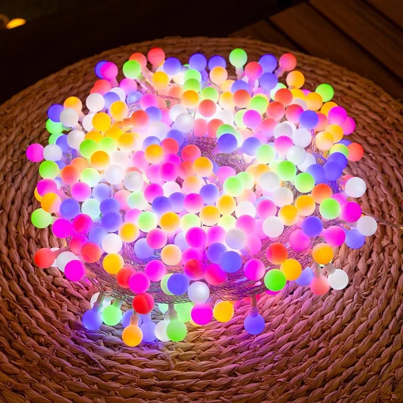 

Eid Mubarak Valentine's Day Battery Powered Led Ball String Lights Lights String Ball Lights Bedroom Lights Tree Fairy Lights