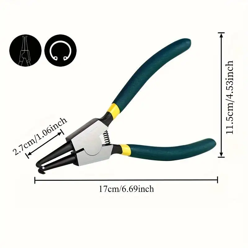 Snap Ring Pliers External Bending Circlip Install Uninstall Plier Removal Tool For Car DIY Projects Multi Functional Tools
