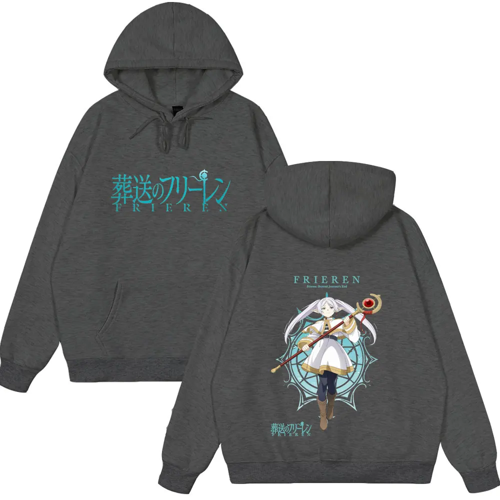 Vintage Wear Anime Frieren: Beyond Journey's End Frieren Grafik-Tops für Männer und Frauen, modische Langarm-Shirts, lässige Streetwear, lustige Oberteile – Detail 9